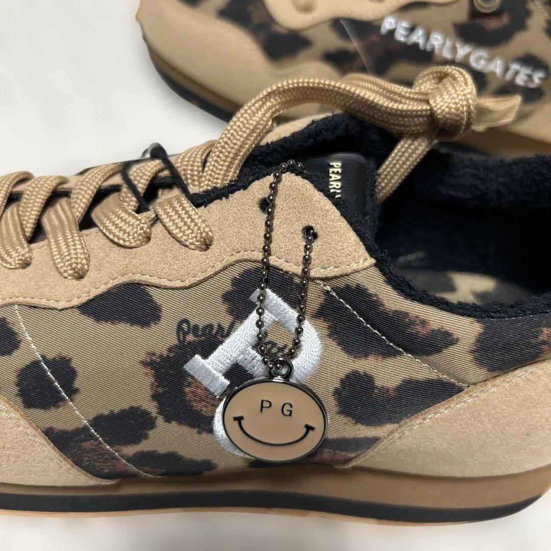 PEARLY GATES ヒョウ柄 ゴルフシューズ　レオパード　スニーカー