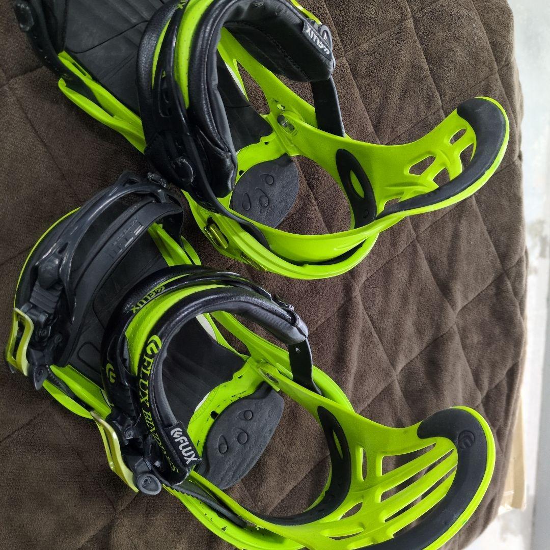 Flux スノーボード ビンディング グリーン/ブラック