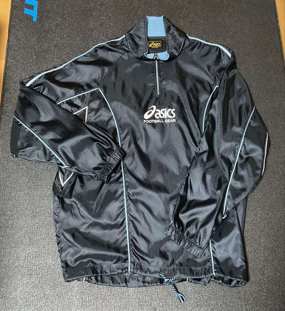 2000年前後のasics ウォームアップウェア ブラック　XL