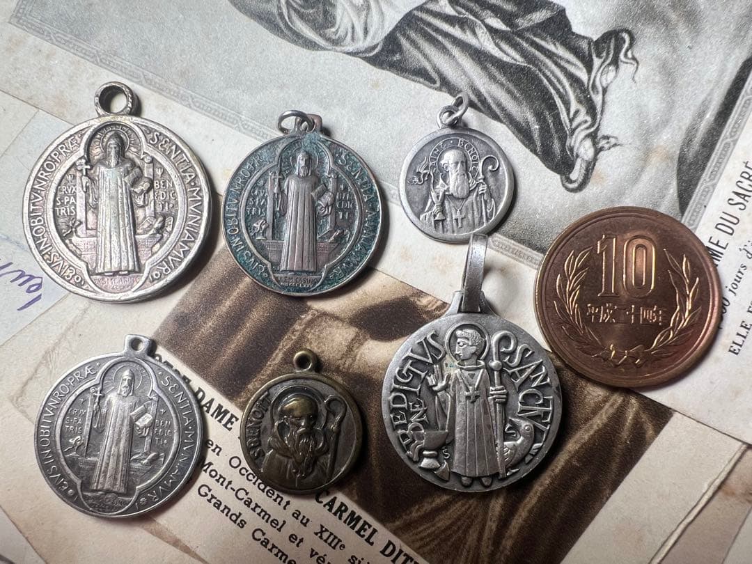 極稀少品　19世紀　真鍮製　聖遺物クロス　キリスト教　アルマクリスティ　受難遺物