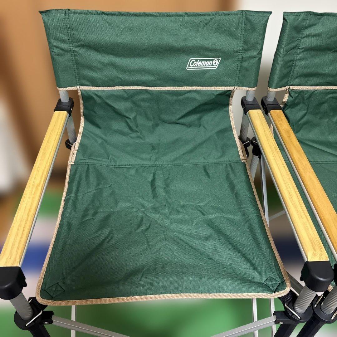Coleman スリムキャプテンチェア グリーン 2脚セット