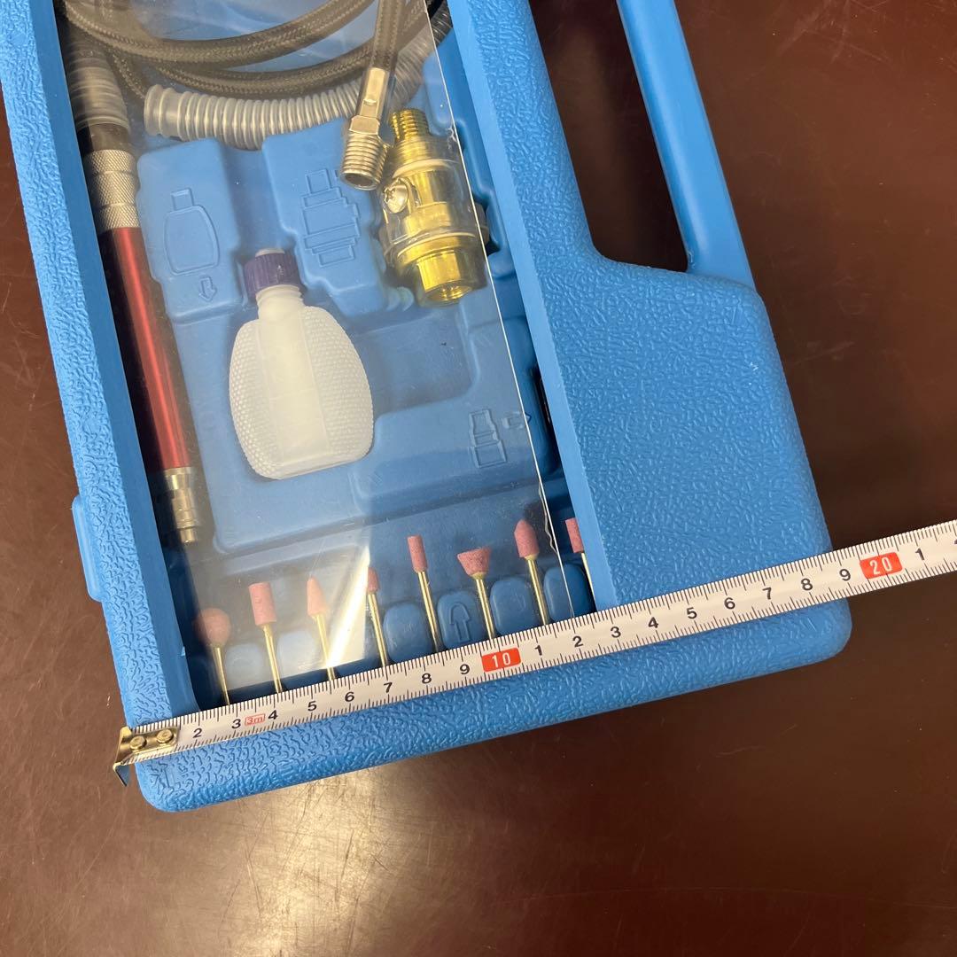 ケース付 エアーグラインダーセット エアーリューター 研磨 研削 サビ取り32