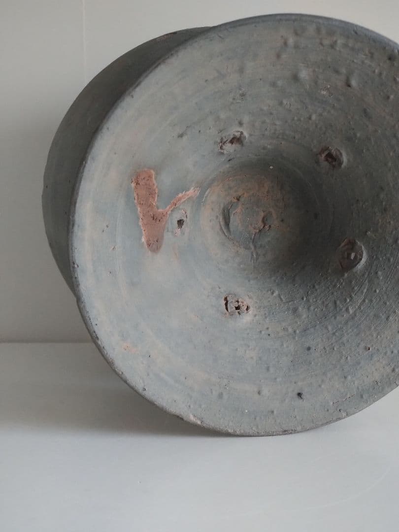 須恵器　高脚壺　古美術骨董古道具インテリア花入器オブジェ