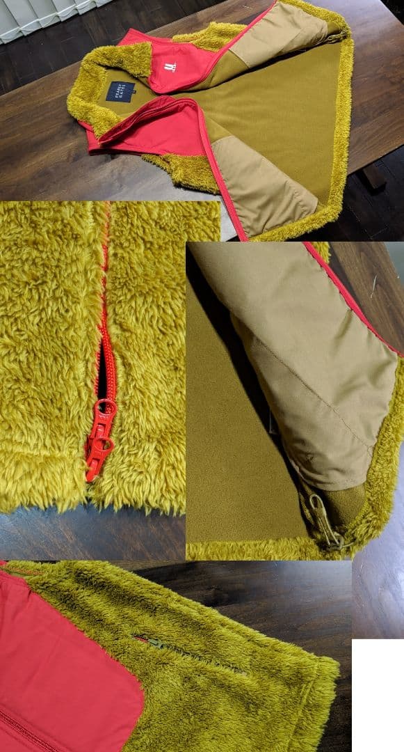 パーリーゲイツ　切替　ウエア　ボア　ナイロン　ベスト　ゴルフ　ジャケット　5　L