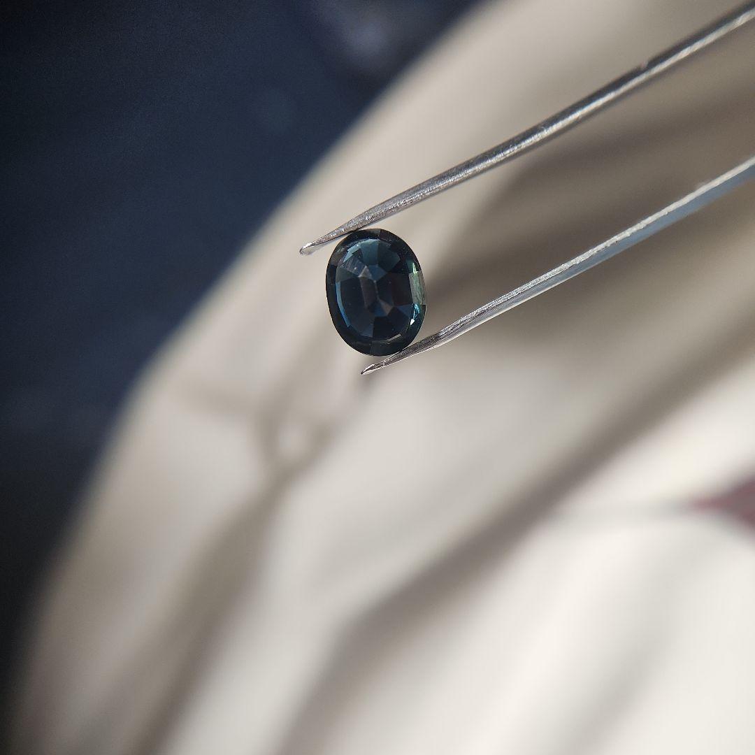 大粒天然 ブルーグリーンサファイア 1.735ct