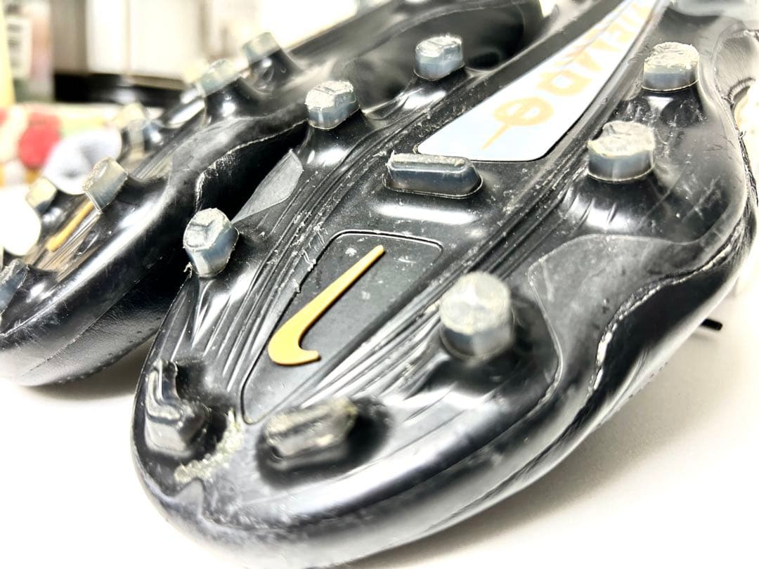 NIKE レジェンド9エリートFG （ブラックxゴールド）サッカー26.5cm