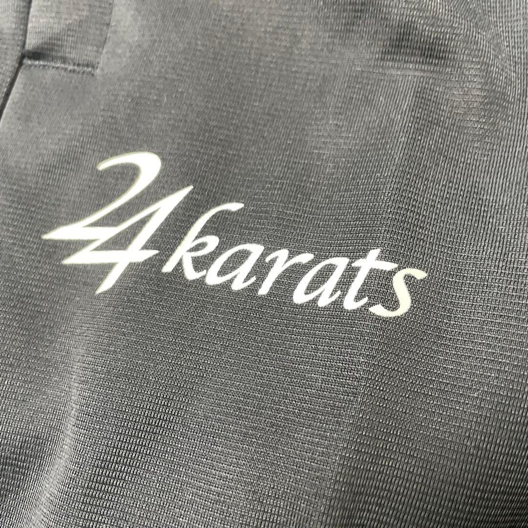 極美品✨ L 24karats adidas ジャージ　セットアップ　黒
