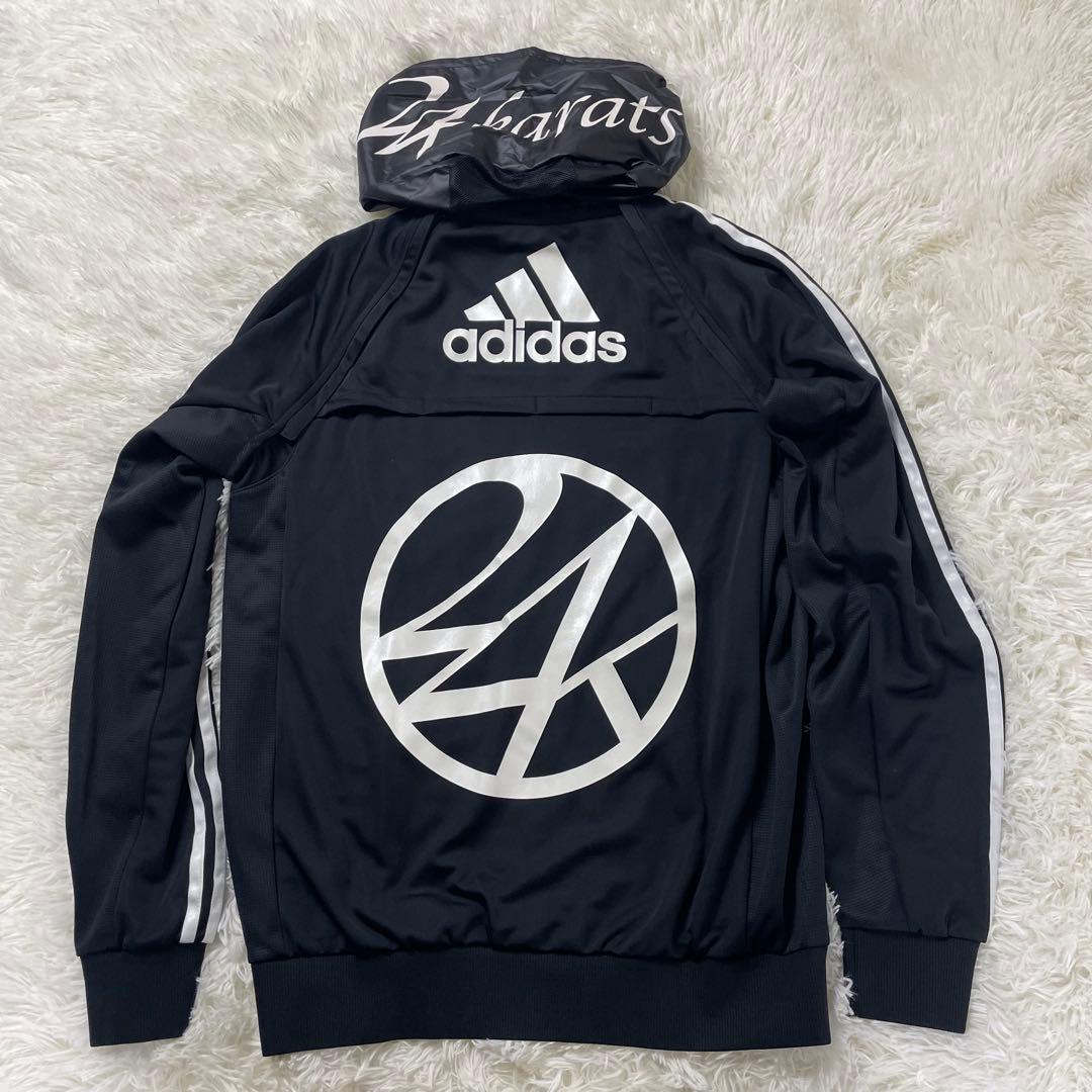 極美品✨ L 24karats adidas ジャージ　セットアップ　黒