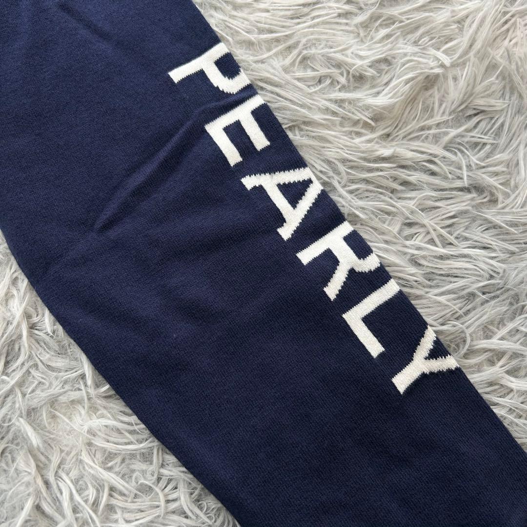 新品　パーリーゲイツ　ニット　セーター　タートルネック　カシミヤタッチ　ネイビー