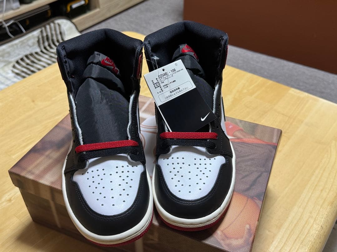 Nike Air Jordan 1 ホワイト/ブラック/レッド