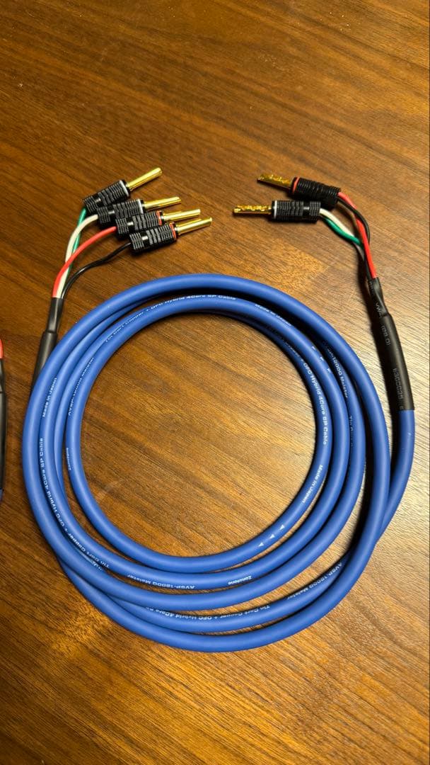 Zonotone バイワイヤリング対応 2本ペア スピーカーケーブル