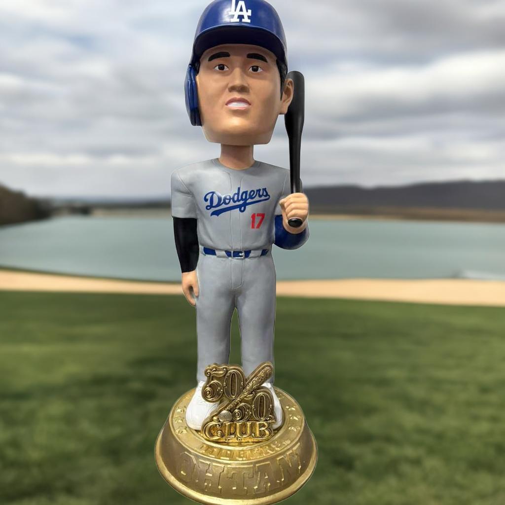 超希少 大谷翔平 超特大90cm FOCO ボブルヘッド祝2年連続Wシリーズ