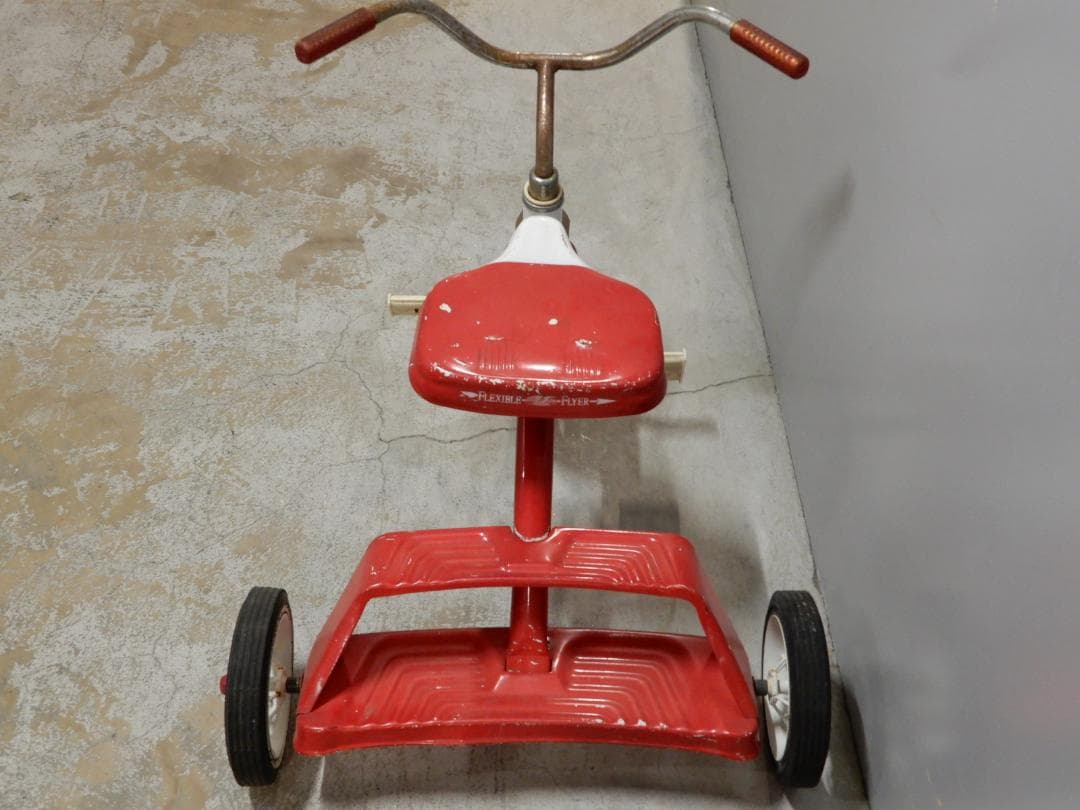 貴重!!　50～60's　USA製　FLEXIBLE FLYER　三輪車　良品