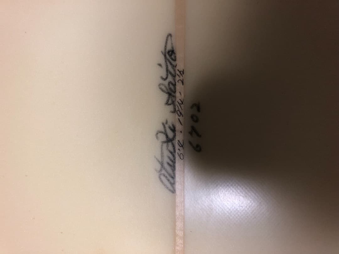 The surfのサーフボード