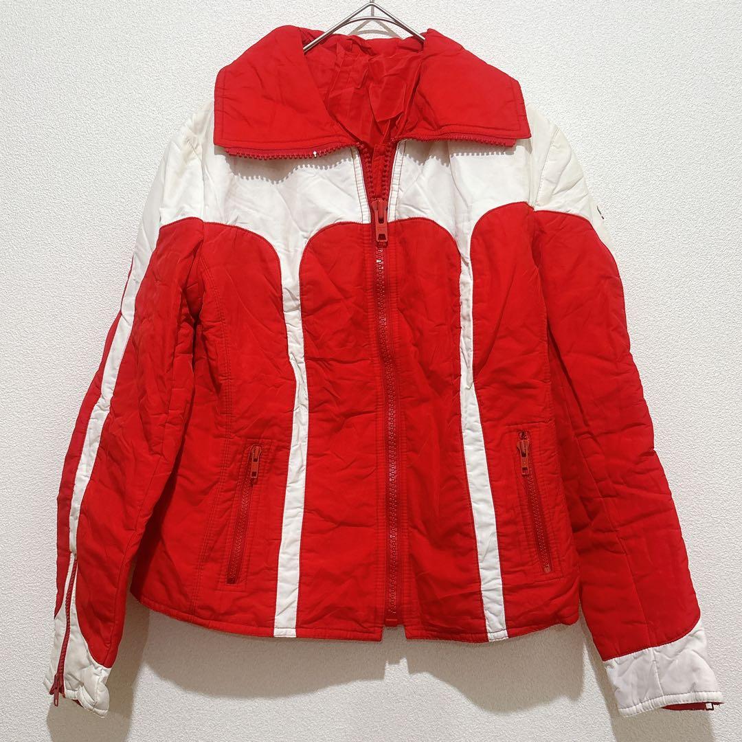 San Felice 【M】ヴィンテージ スキージャケット 赤 白 イタリア