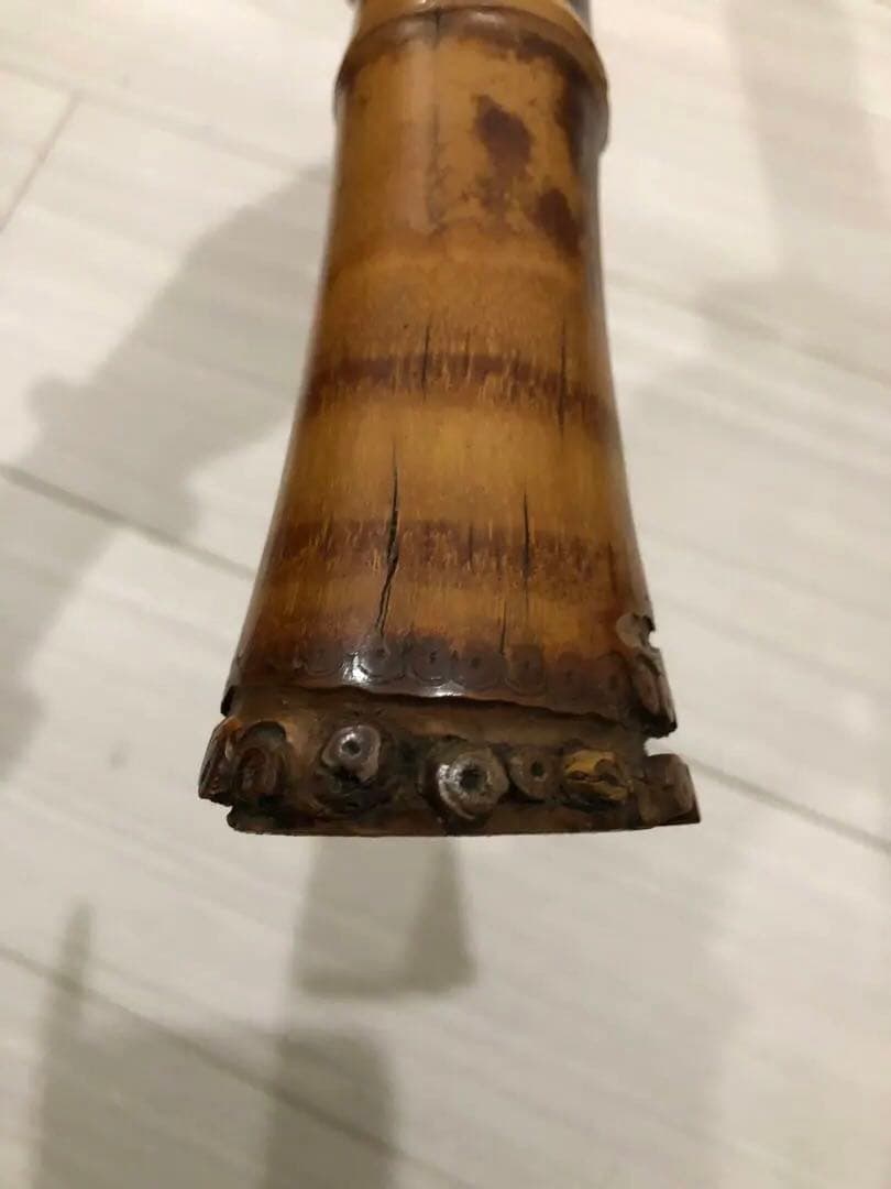 尺八　琴古流　一尺八寸　銀継　美品