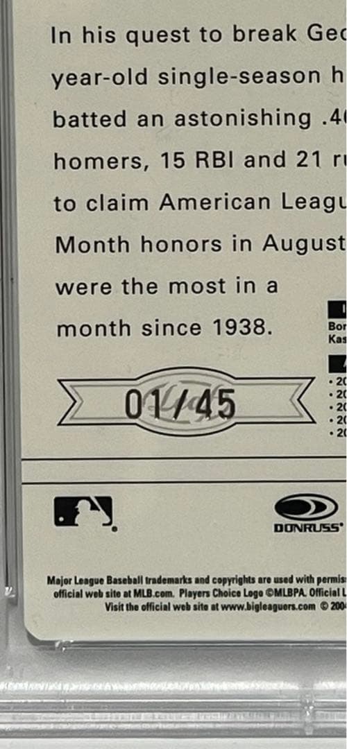 TOPPS DONRUSS Baseball MLB Ichiro イチロー①