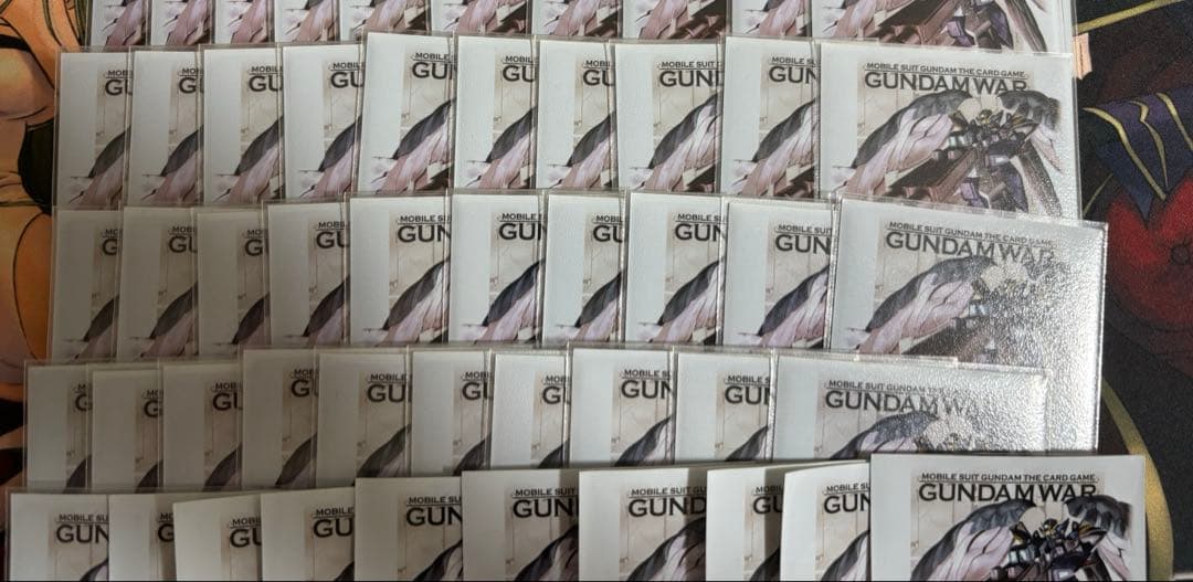 ウイングガンダムゼロカスタム スリーブ ガンダムウォー 大会優勝景品 60枚