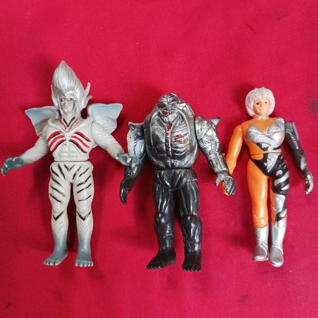 超新星フラッシュマン　ネー·レフィル　レー·ガルス　レー·ワンダー　ソフビ人形