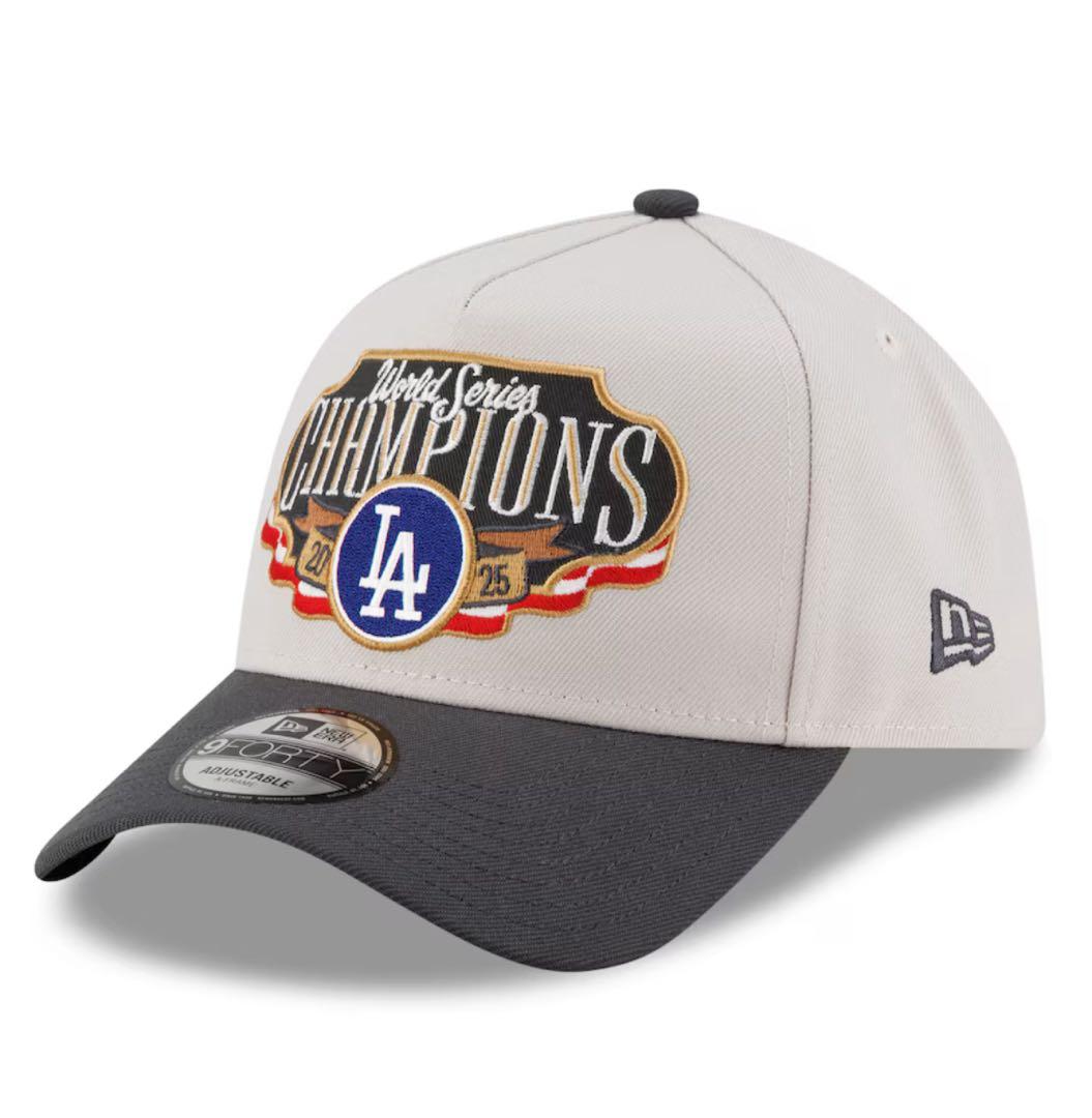ドジャース　2025 ワールドチャンピオン　キャップ　選手着用　米国購入　新品
