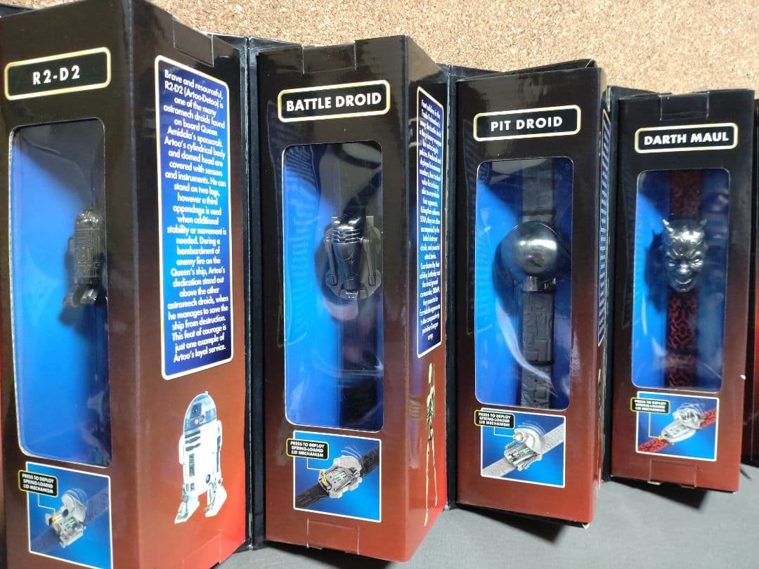 スターウォーズエピソード1【ダイキャストウォッチコレクション】