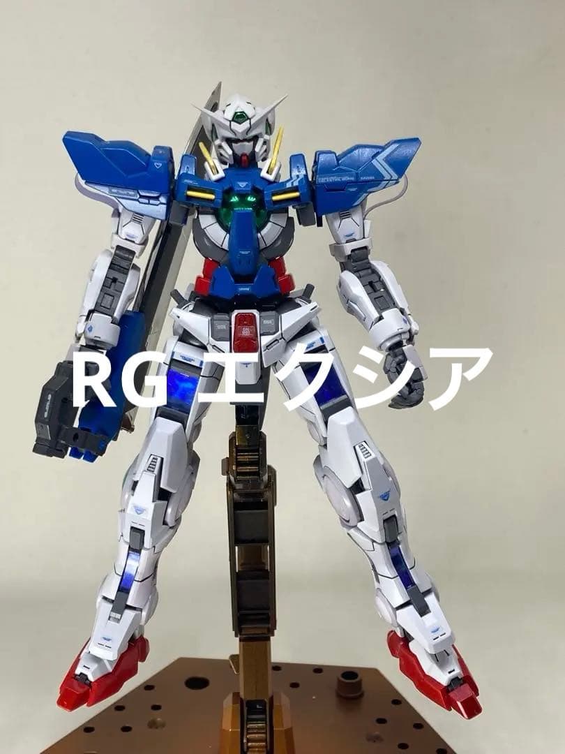 HG gnアームズ　RGエクシア　完成品　全塗装
