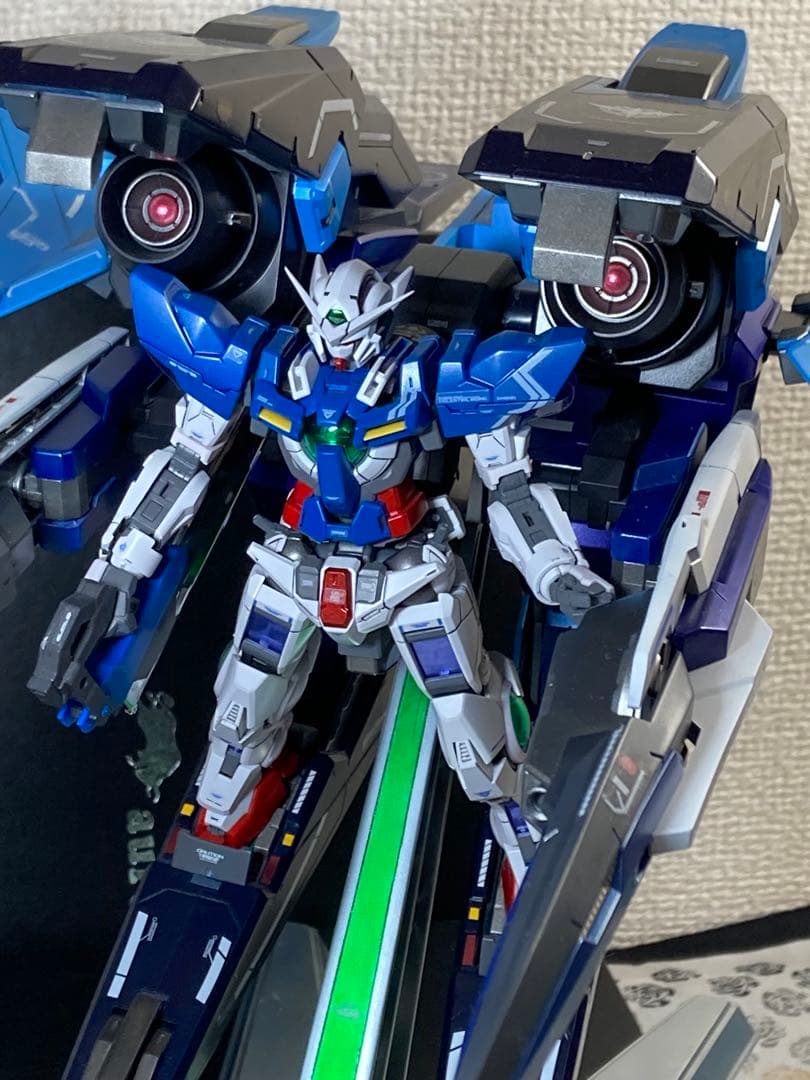 HG gnアームズ　RGエクシア　完成品　全塗装
