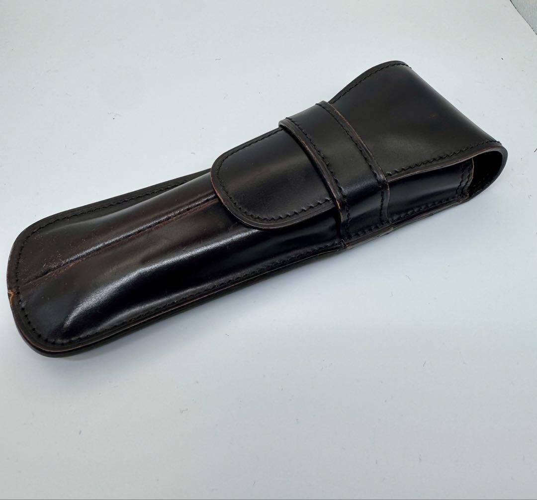 Brelio ブレイリオ　コードバン　レザーペンケース