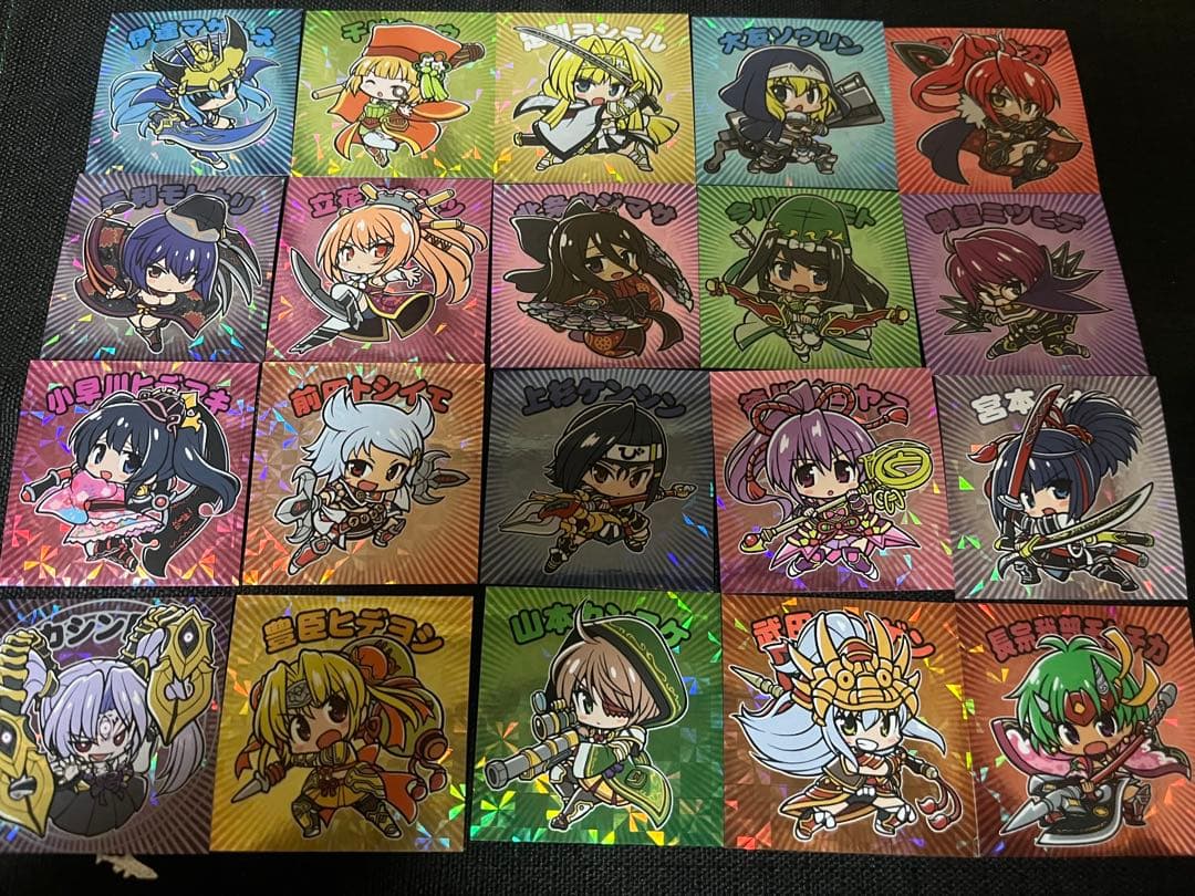 戦国乙女　かぎっ娘ステッカー　全種セット