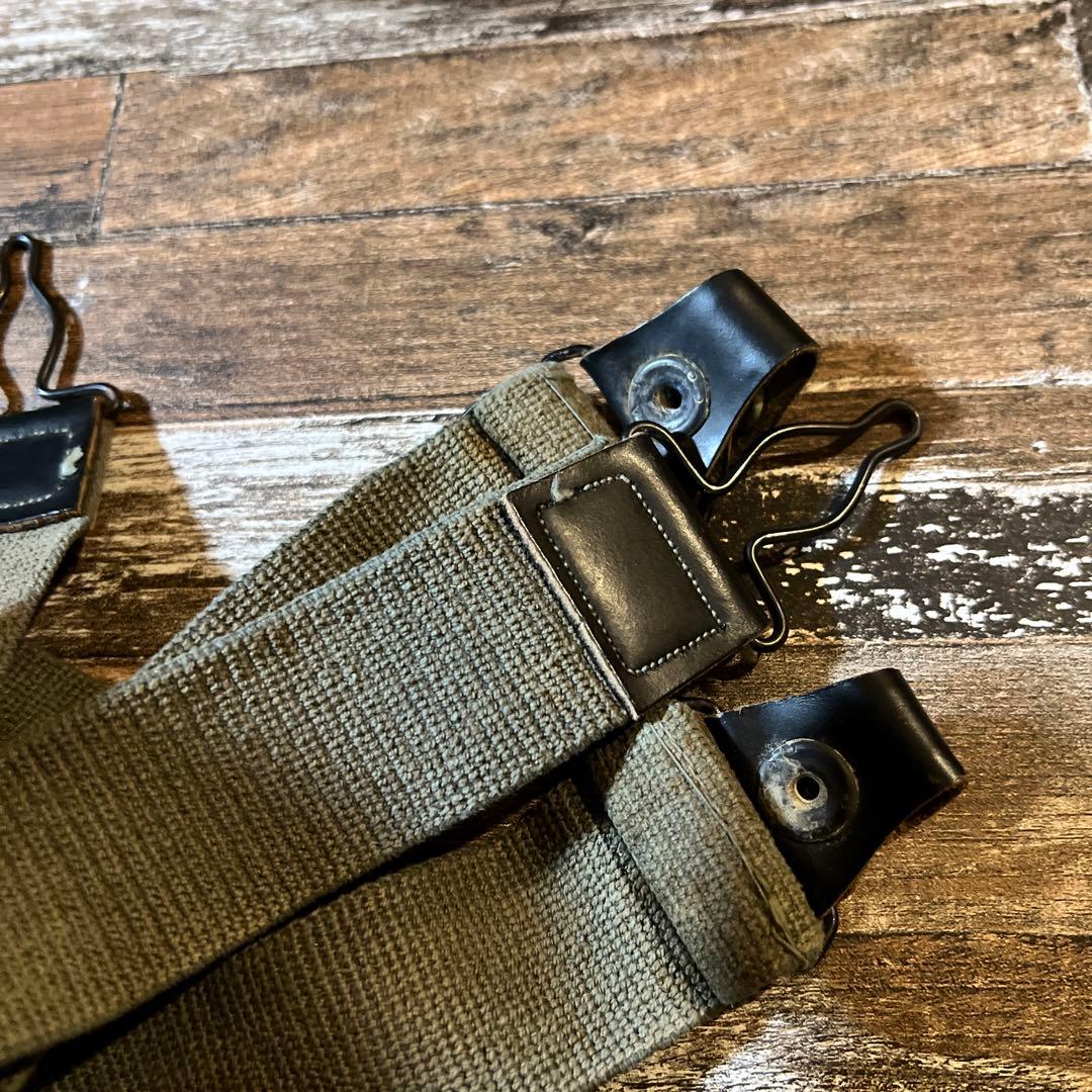 米軍実物　ビンテージ　サスペンダー　ミリタリービンテージ　サイズ表記なし