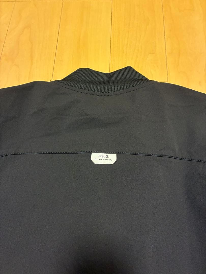 【新品タグ付】　PING ゴルフブルゾン M ブラック コーデュラ素材