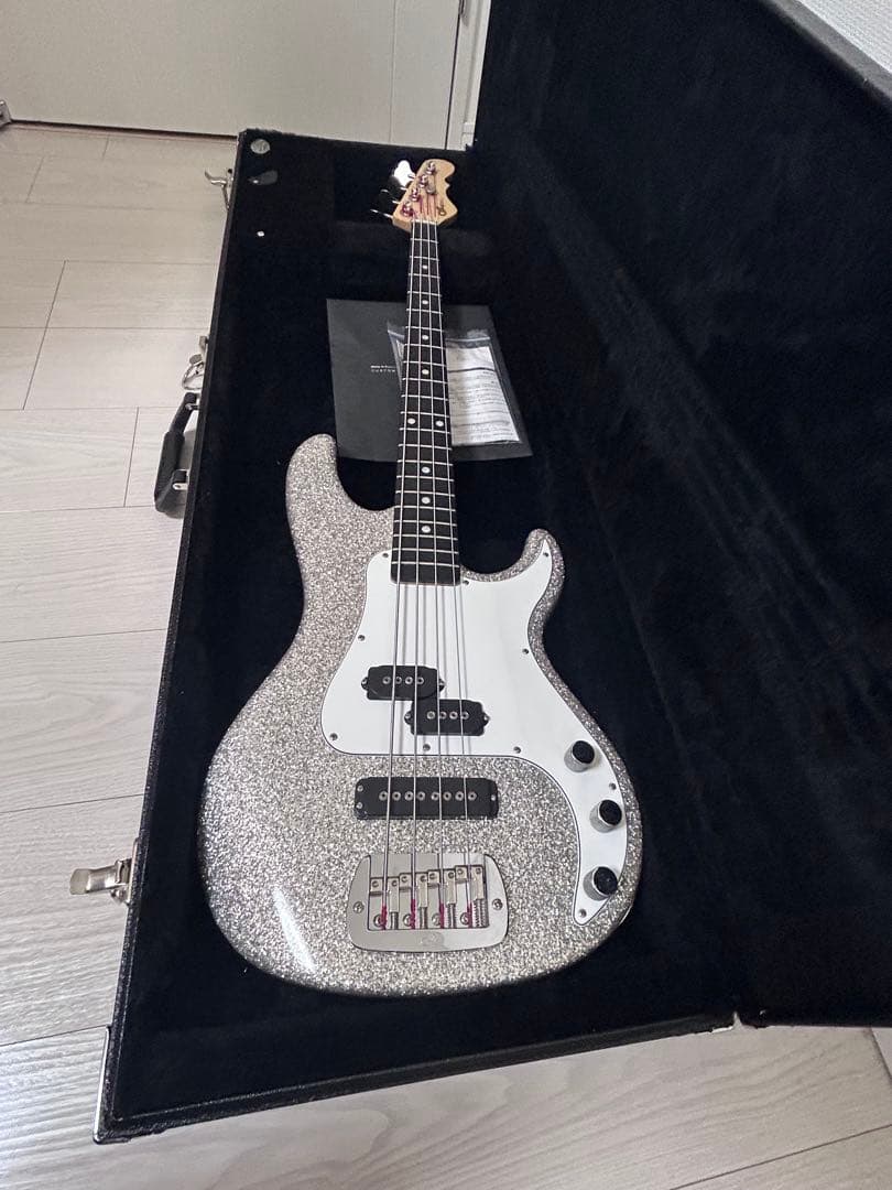ベース g&l usa sb-2 silver flake