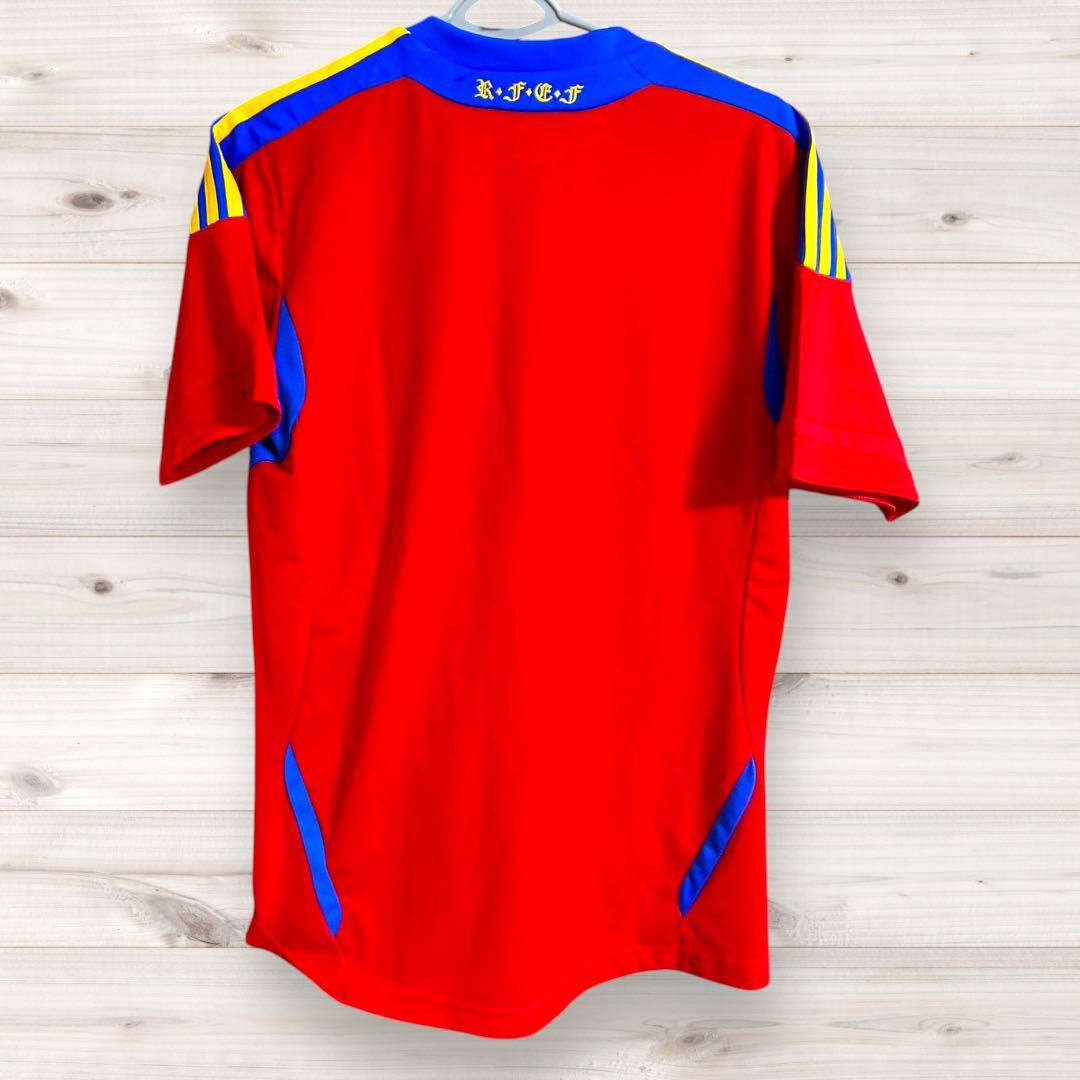 2010 W杯　スペイン代表　ホームユニ　adidas 赤　青170