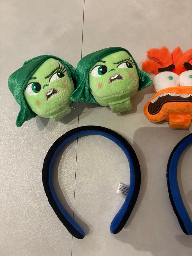 インサイドヘッド　カチューシャ　香港ディズニー カスタムカチューシャ