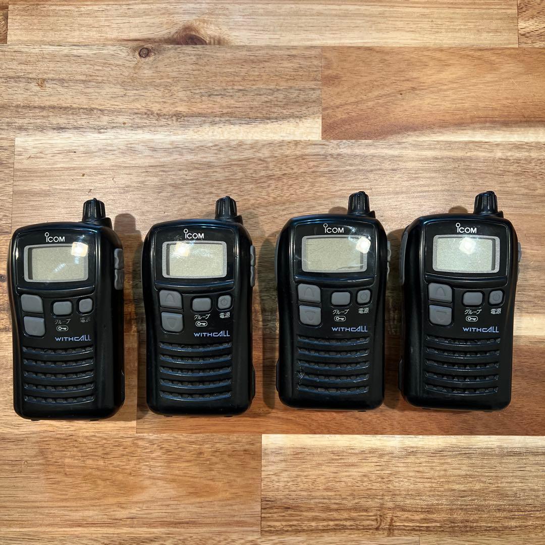 【通電確認済】ICOM 小型トランシーバー IC-4100 4台セット