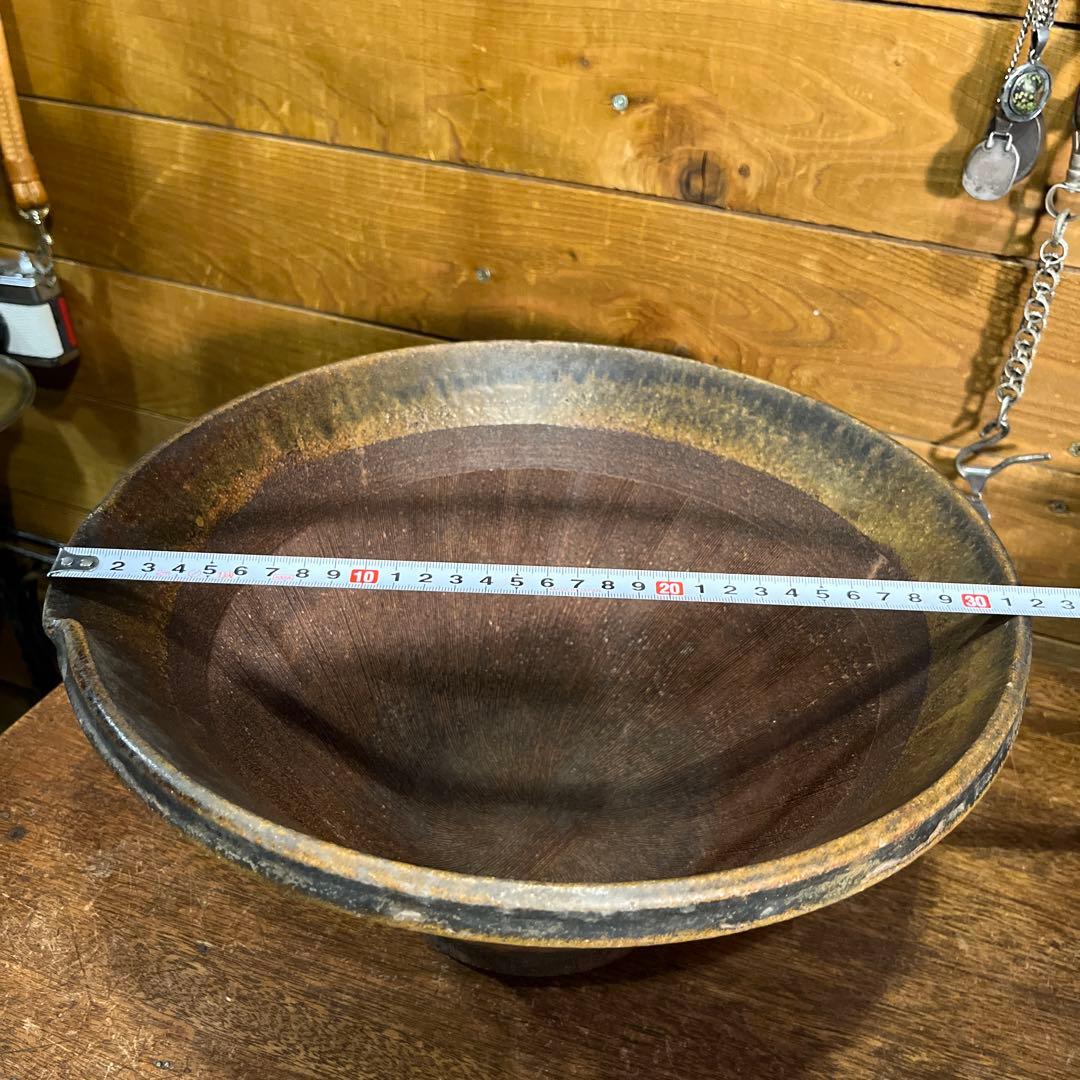 アンティークすり鉢片口