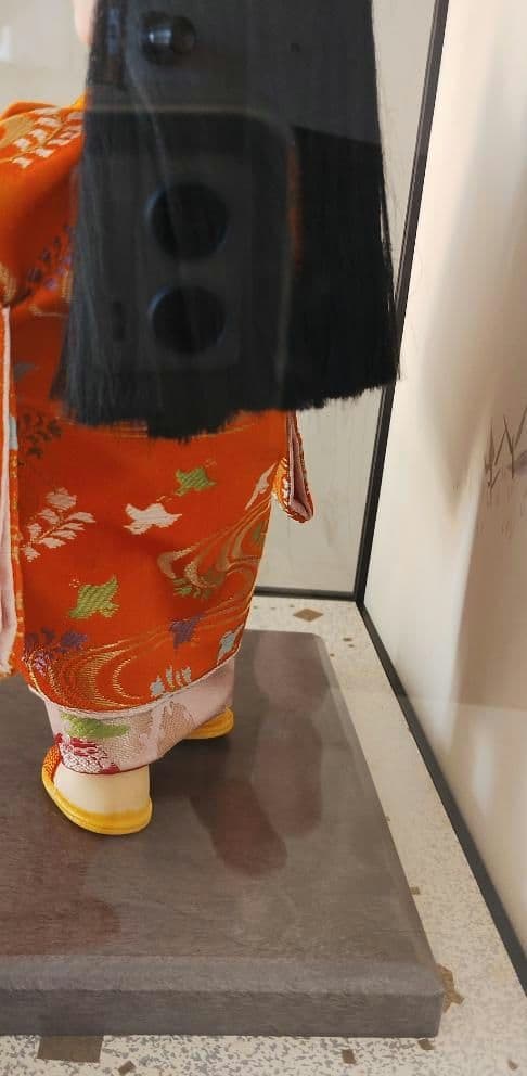 日本人形「福鈴」ガラスケース入り　市松人形　わらべ人形　雛人形　8号