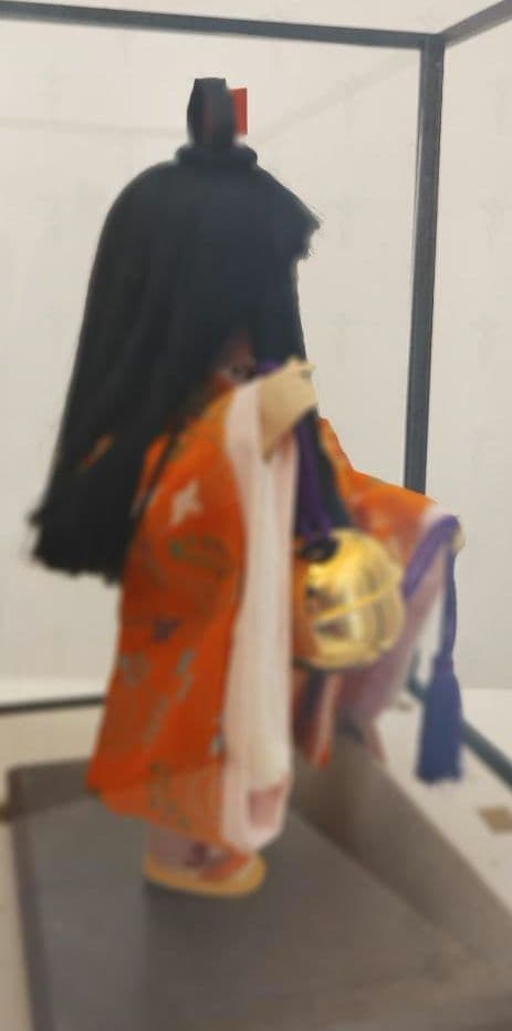 日本人形「福鈴」ガラスケース入り　市松人形　わらべ人形　雛人形　8号