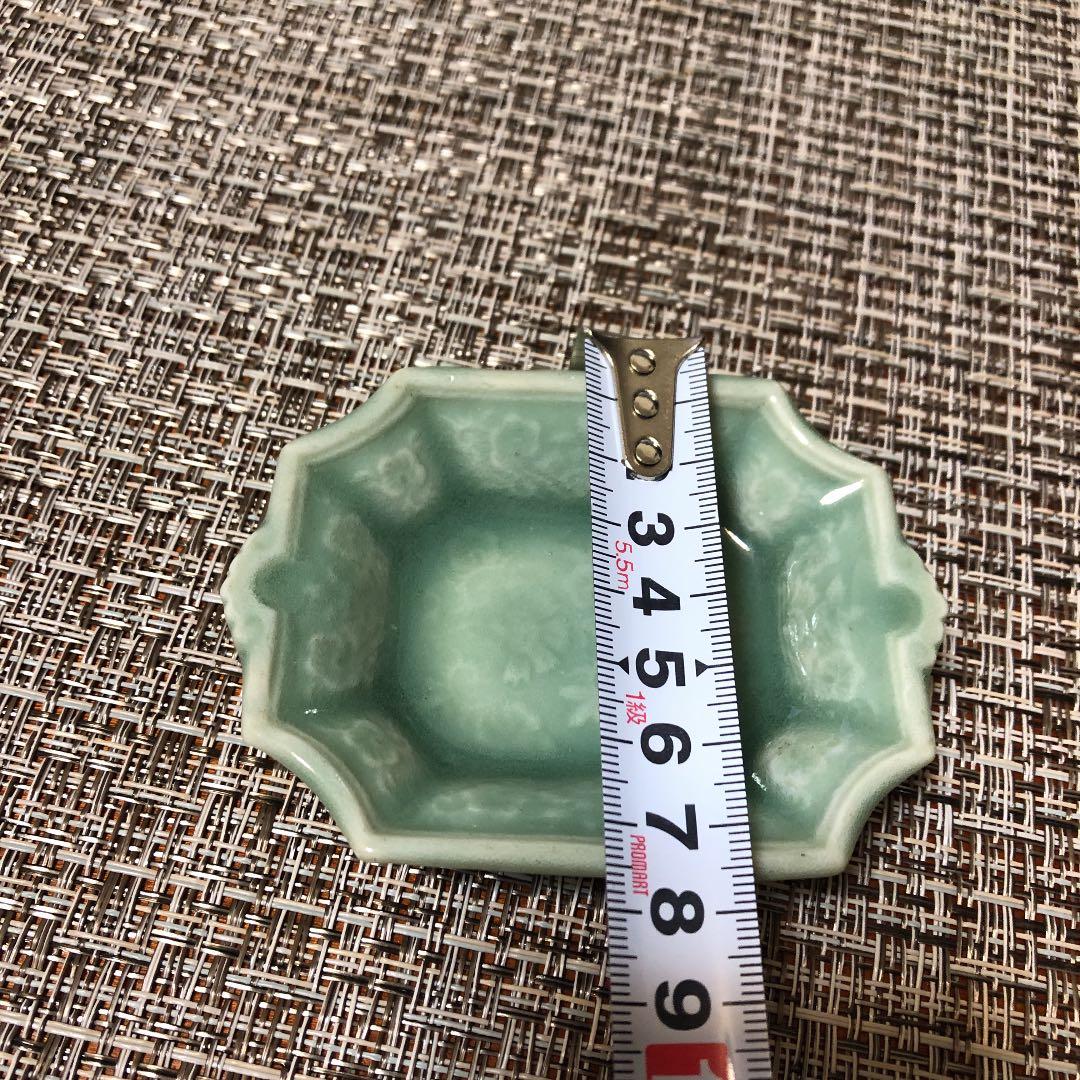 骨董 貴重品 古三田青磁豆皿　レア物