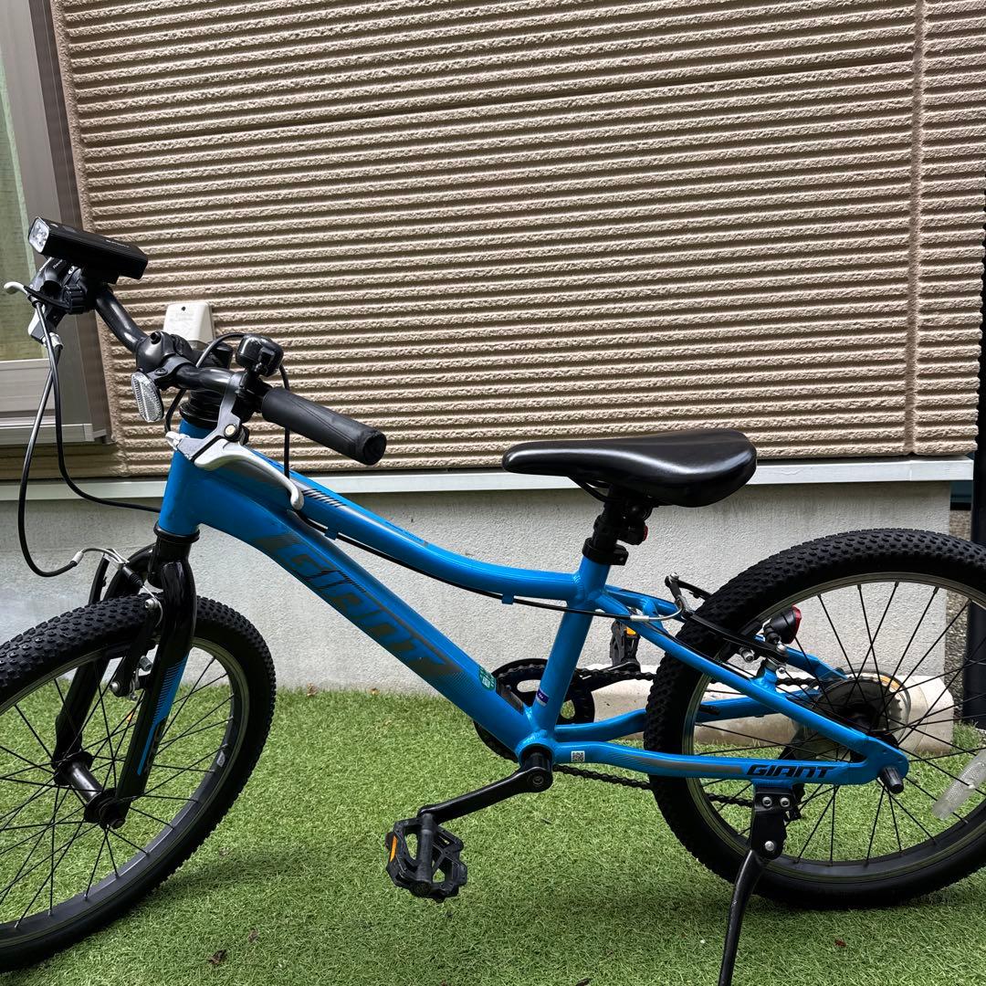 引き取り限定 名古屋市 Giant XTC 子供用自転車 青