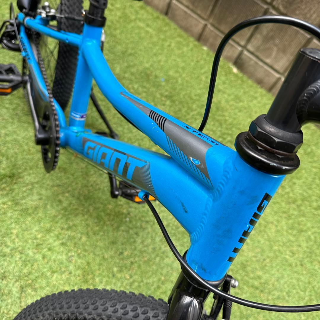 引き取り限定 名古屋市 Giant XTC 子供用自転車 青