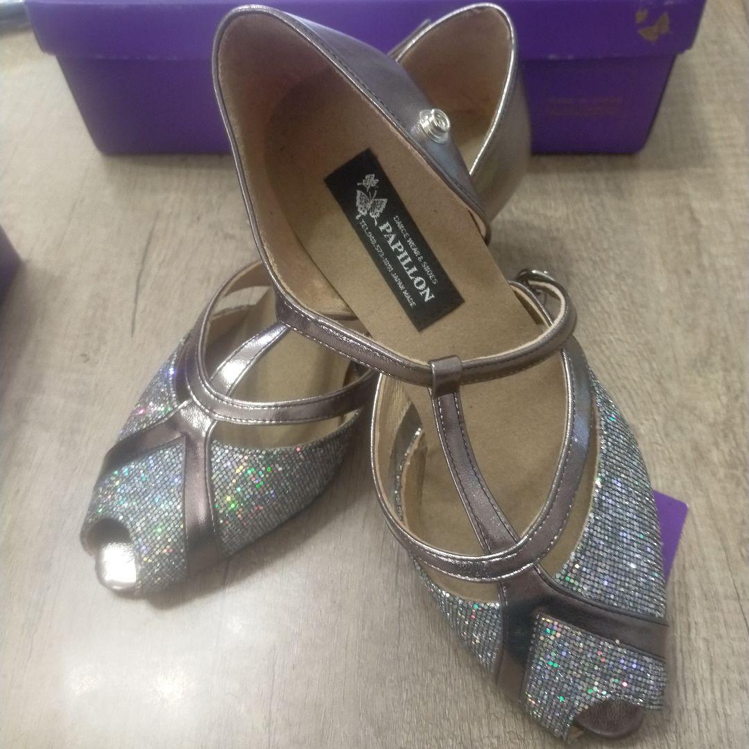 お値下げ オープントゥ ダンスシューズ