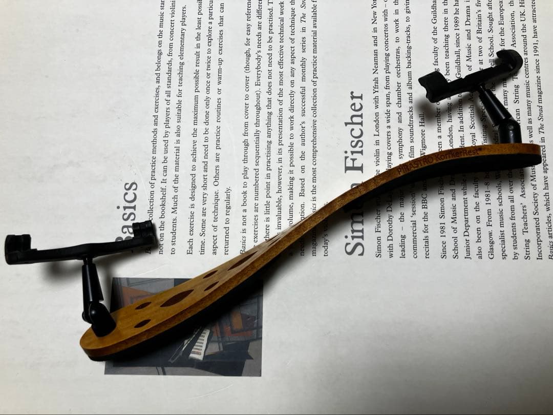 高級　バイオリン　肩当て　コルフカーレスト　美品