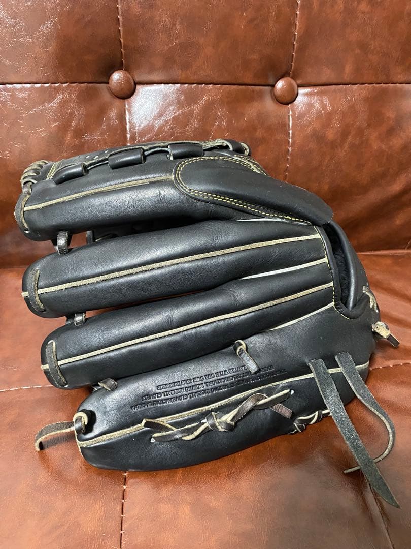 ミズノプロ 硬式野球グローブ 黒ブラック