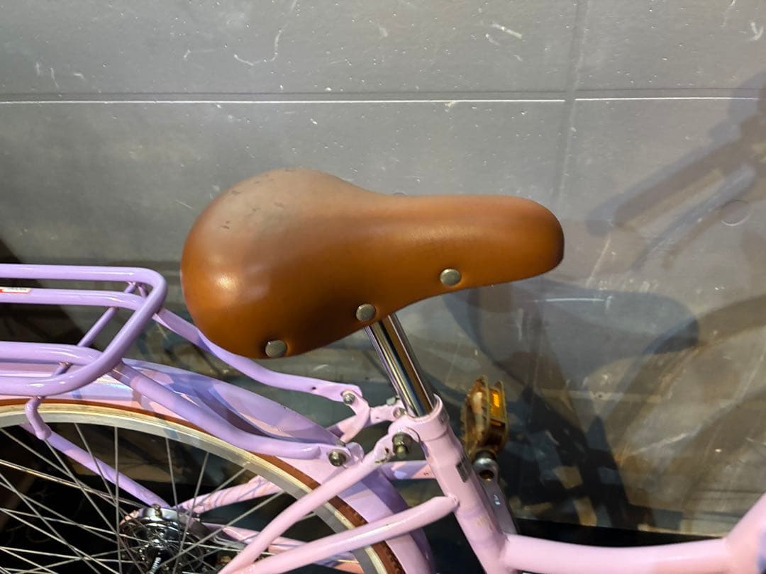 G9【大阪堺市/引取】中古自転車 子ども自転車 22インチ パープル系