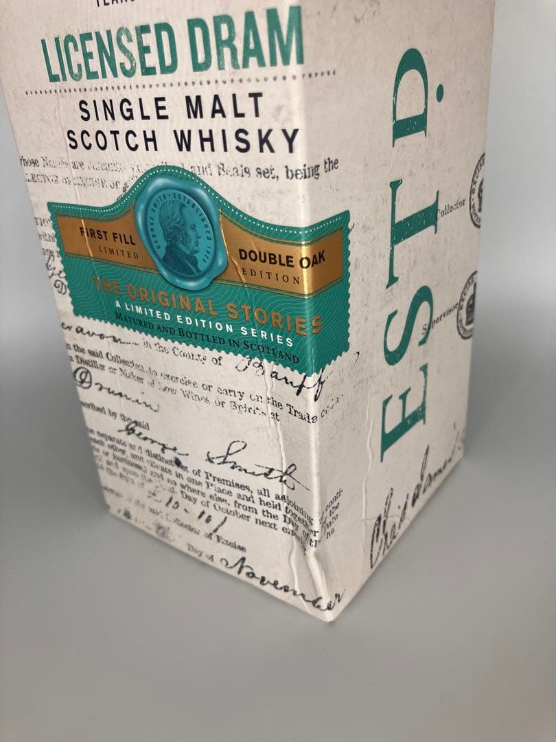ザ・グレンリヴェット12年 ライセンスド・ドラム【新品、未使用】