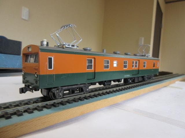 国鉄 クモユニ74　郵便・荷物合造電車 HOゲージ　(金属製 / カツミ製）