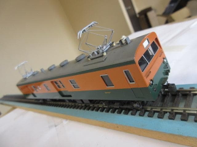 国鉄 クモユニ74　郵便・荷物合造電車 HOゲージ　(金属製 / カツミ製）