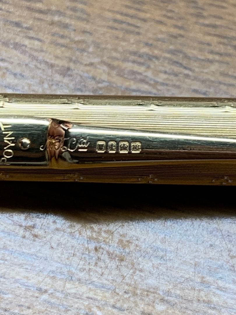 Fyne Poynt 18金製 英国製 ヴィンテージペン シャープペンシル