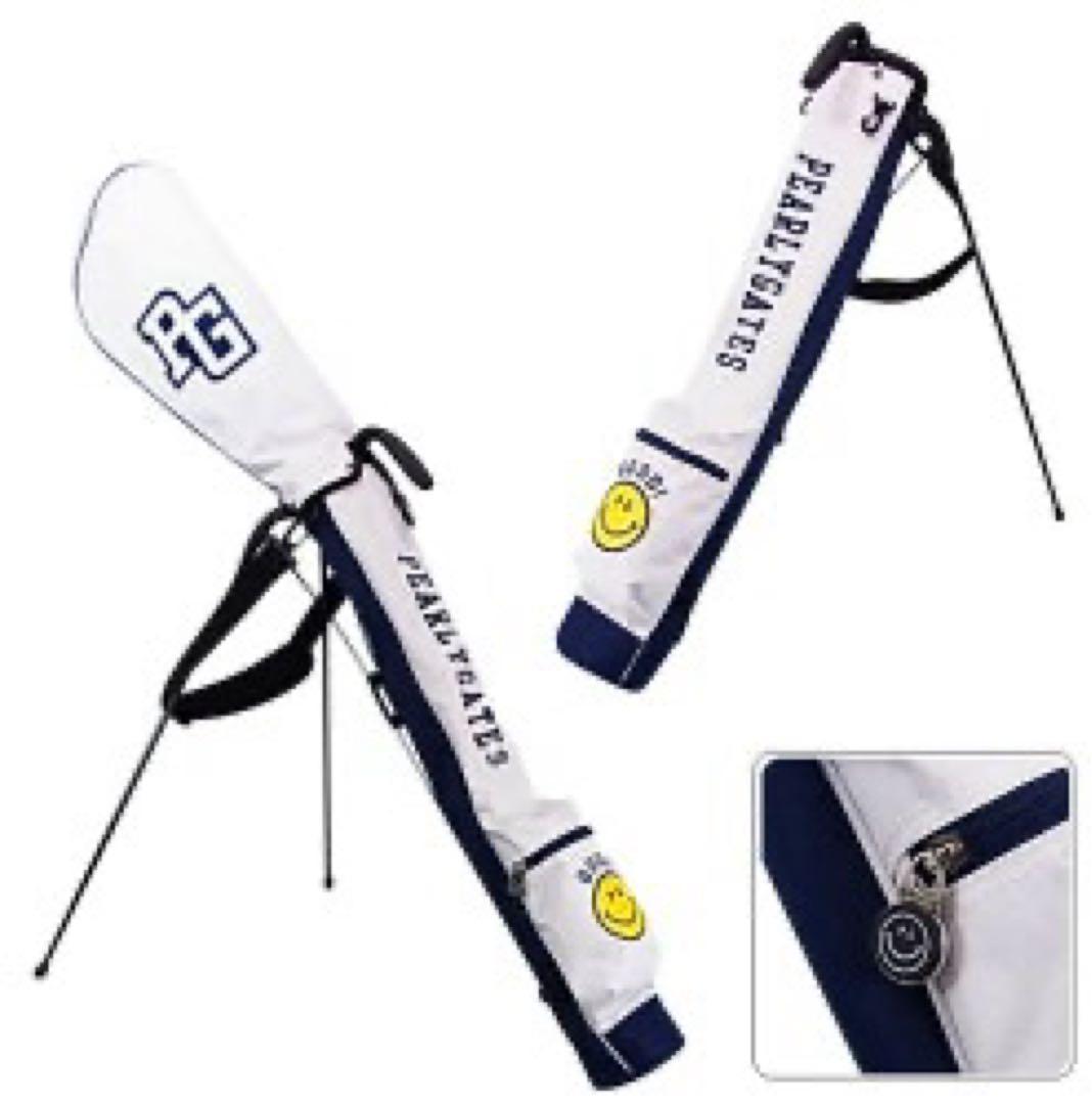 party gates パーリーゲーツゴルフ　サブバッグ　キャディーバッグ　白